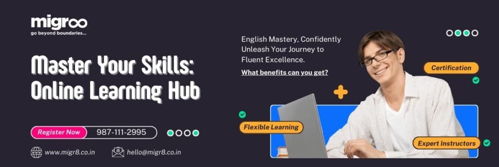 Mastering English Speaking Online: Your Path to Fluency with Migr8 Institute, Pitampura, Delhi